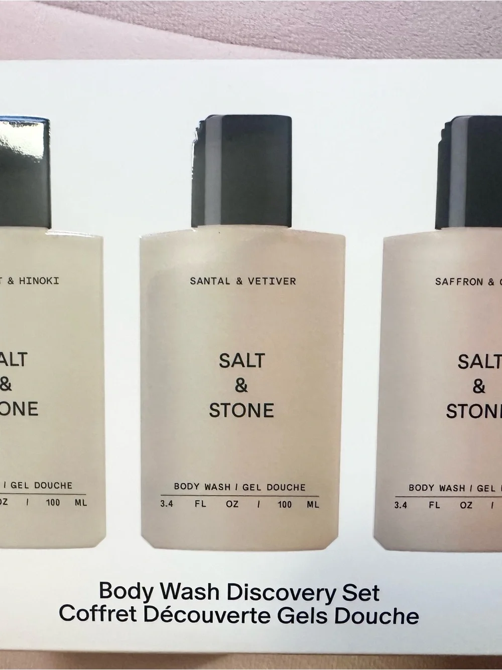Salt & Stone Mini Body Wash Discovery Set NIB